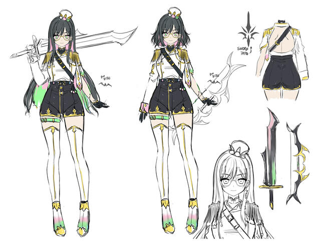 Design and Live2D Model https://twitter.com/YayaChanArtist